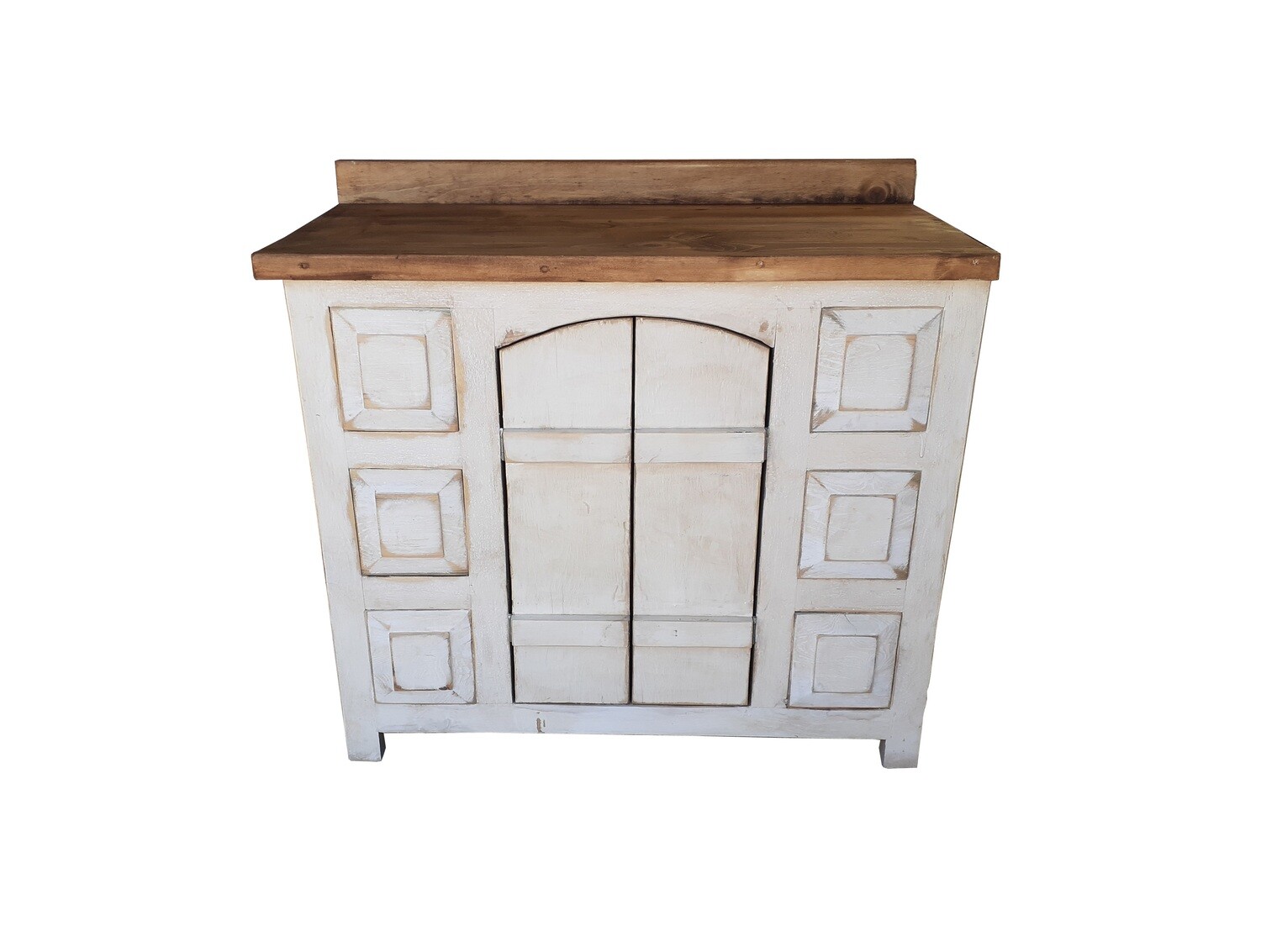 Crusaders Rustic White Bathroom Vanity