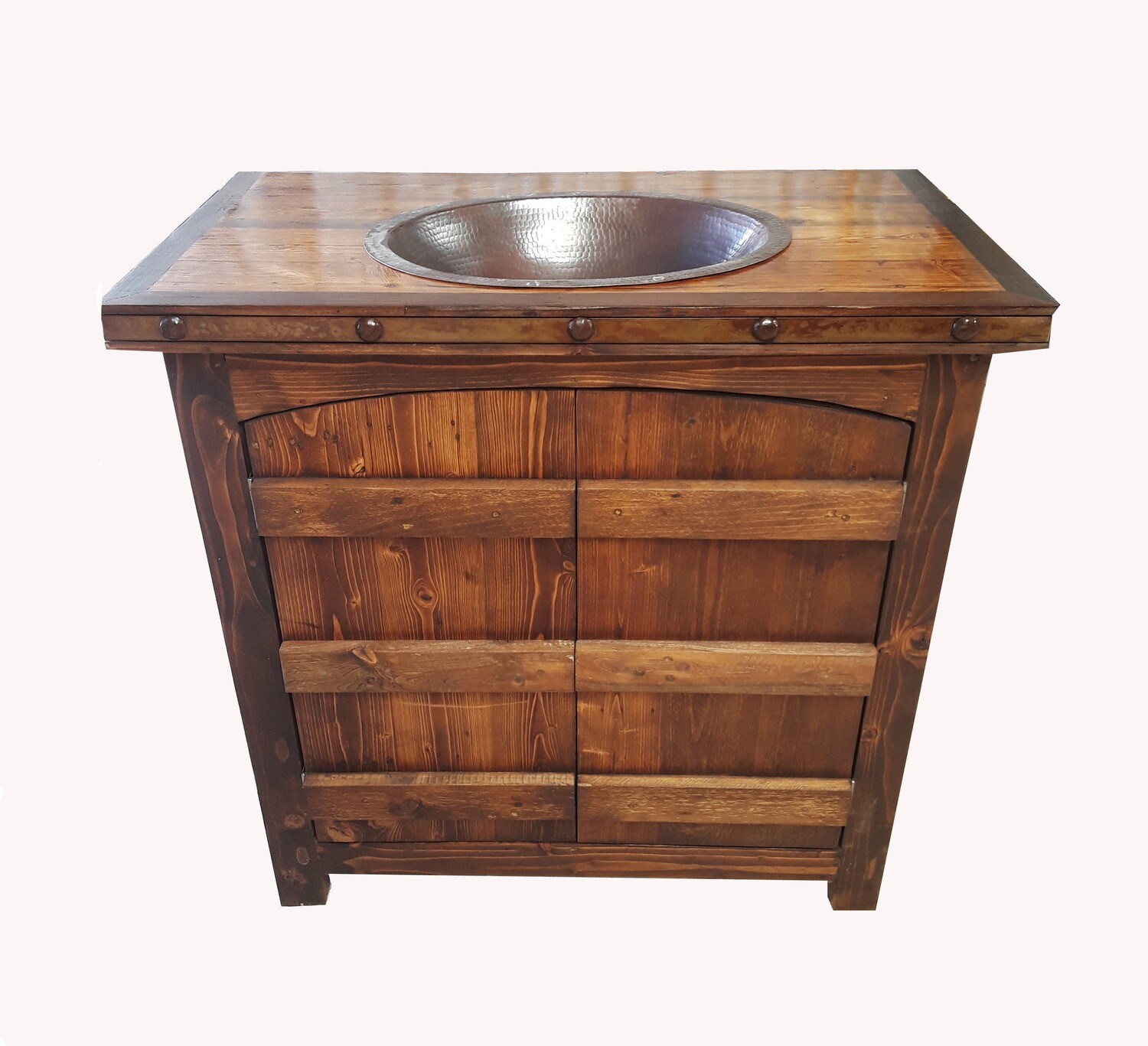 Crusaders Rustic Bathroom Vanity With Sink