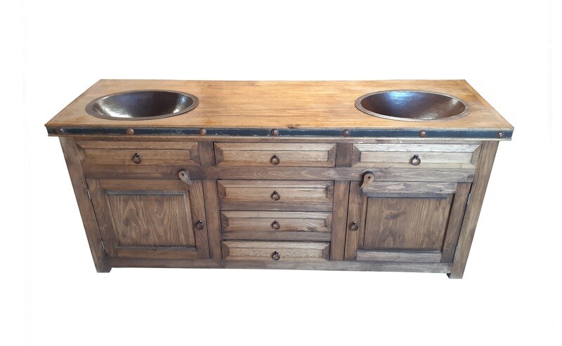 Bryson Rustic Bathroom Vanity