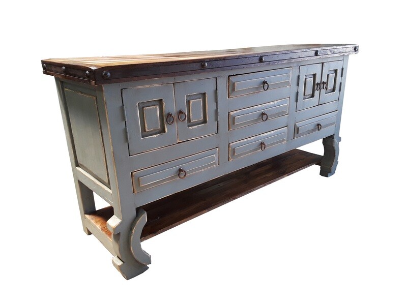 Don Pio Rustic Gray washed Bathroom Vanity