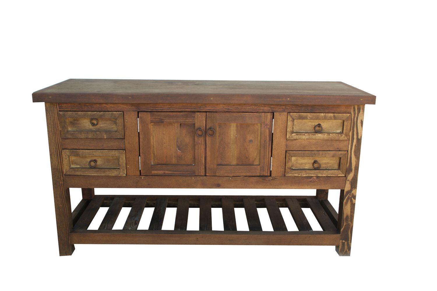 Belmont Reclaimed Wood Rustic Bathroom Vanity