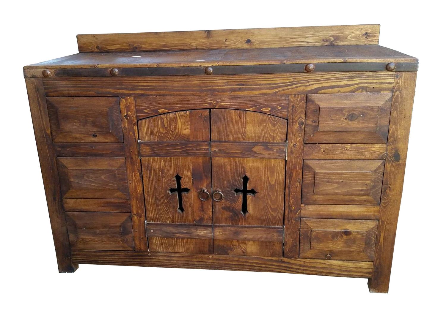 Templar Crusaders Rustic Bathroom vanity