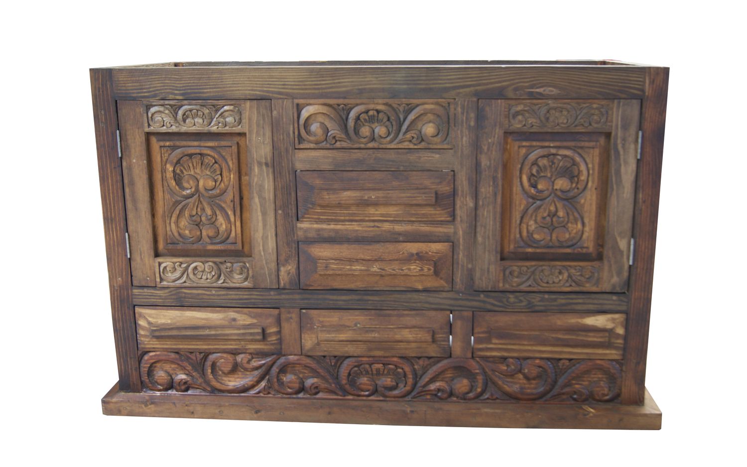 Shipwreck Rustic Carved Wood