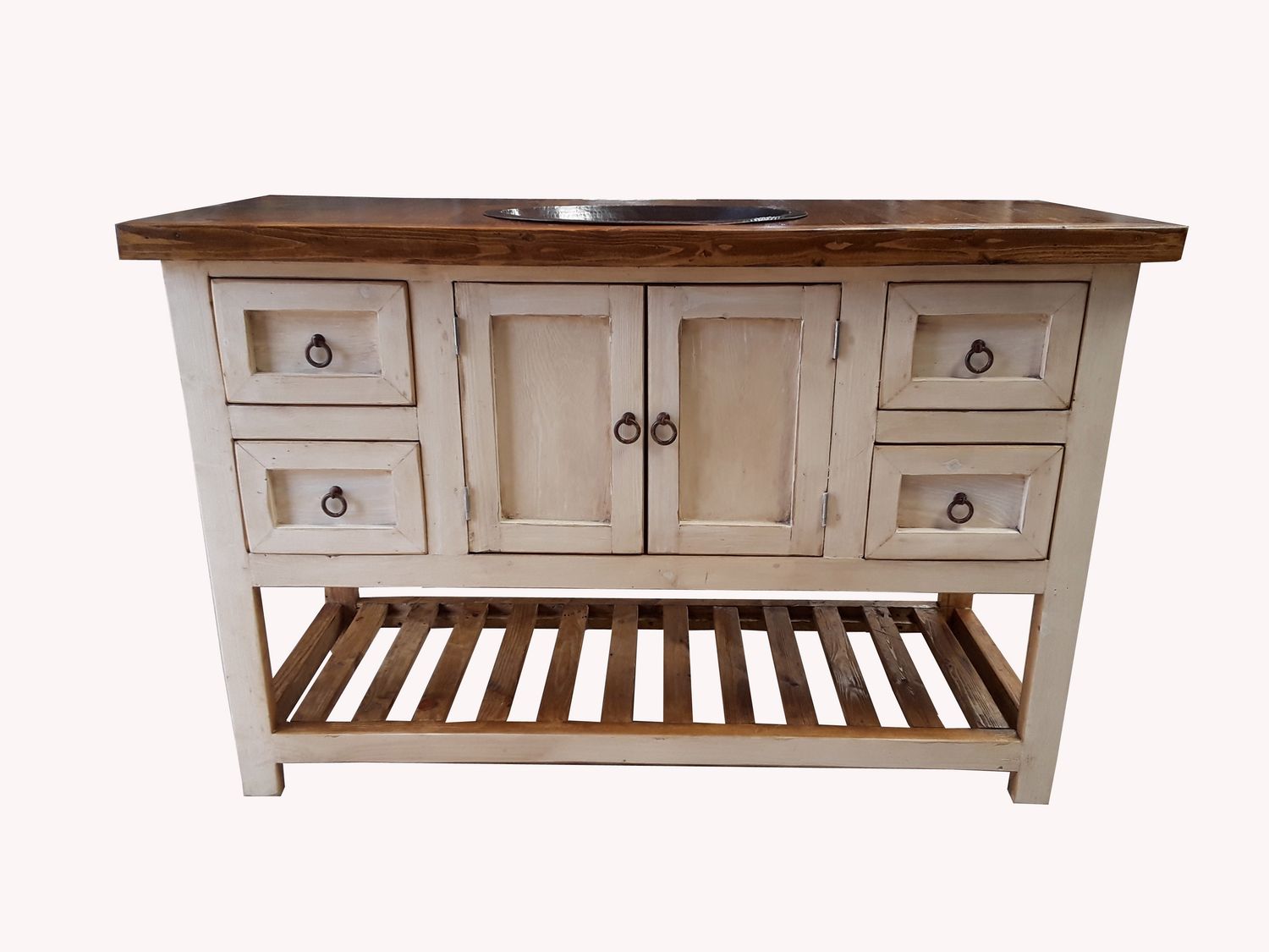 Belmont Rustic Bathroom Vanity