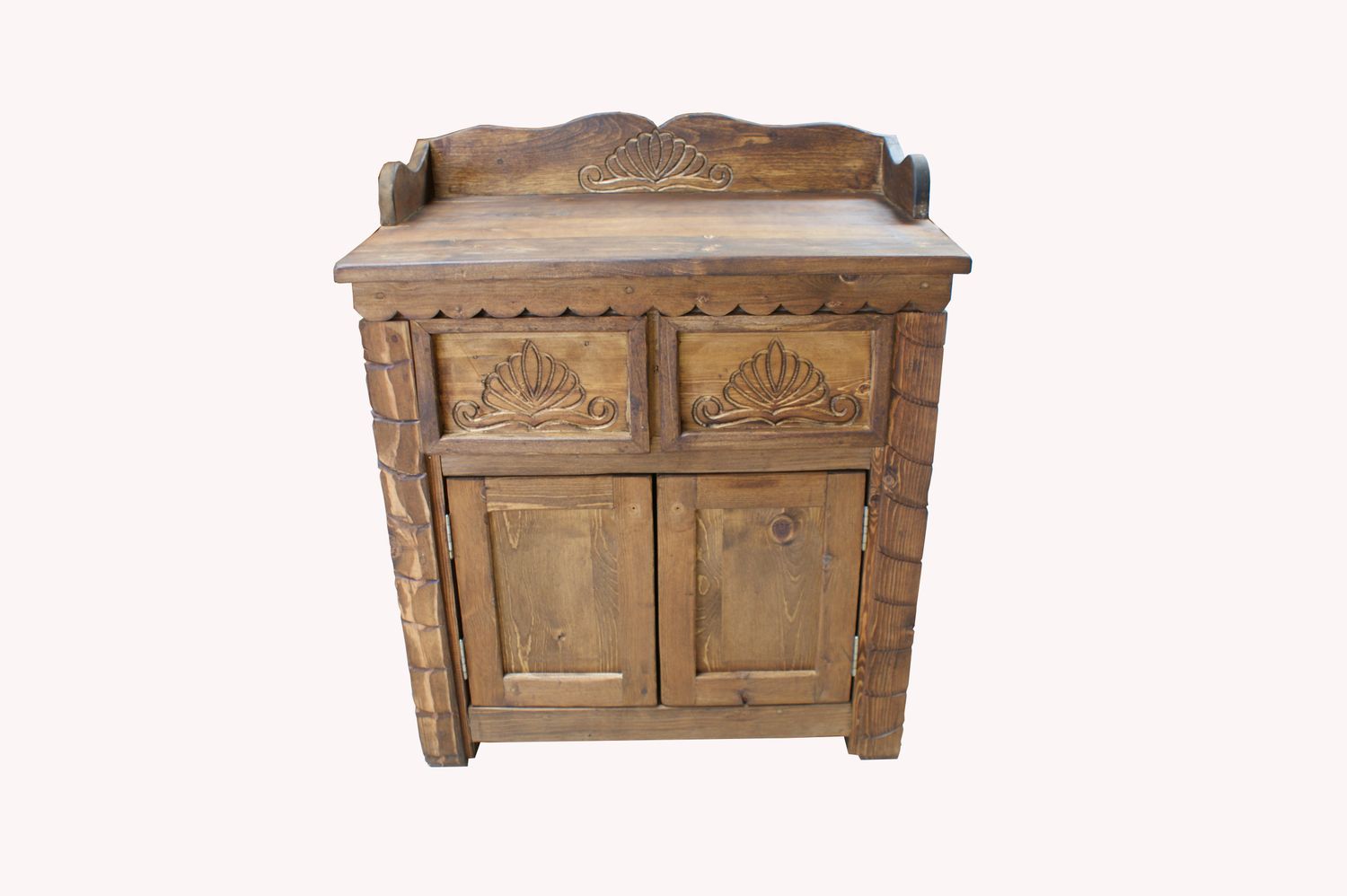 Milton Carved Wood Bathroom Vanity
