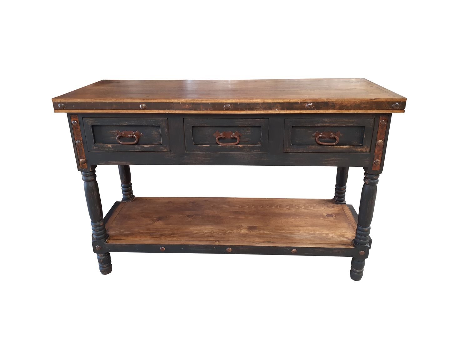 Sycamore Black Rustic Bathroom Vanity