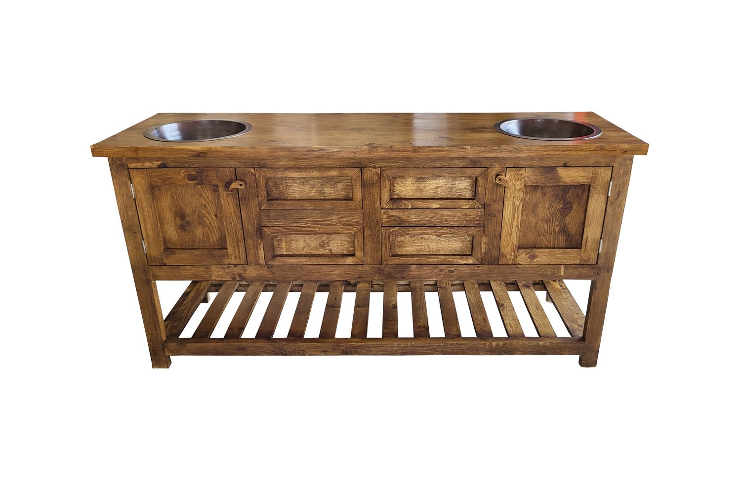 Belmont Rustic Reclaimed wood Bathroom Vanity