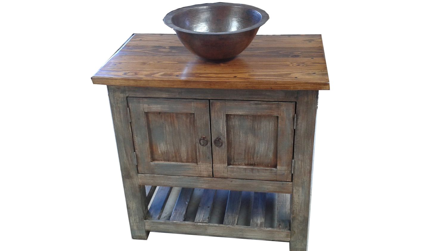 Belmont Bathroom Rustic Vanity