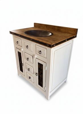 Saint Andrew Rustic Bathroom Vanity