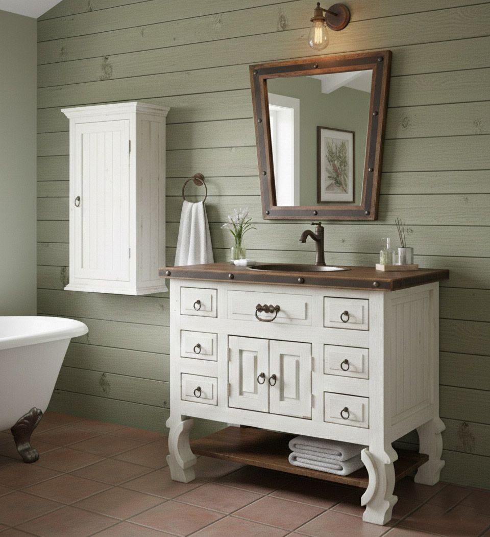 Saint Anthony Rustic Bathroom vanity