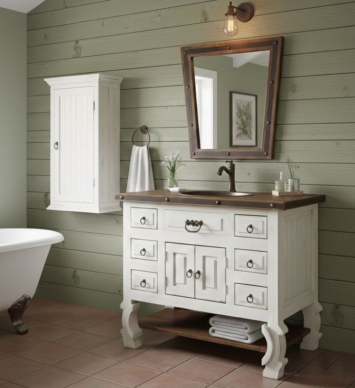 Saint Anthony Rustic Bathroom vanity