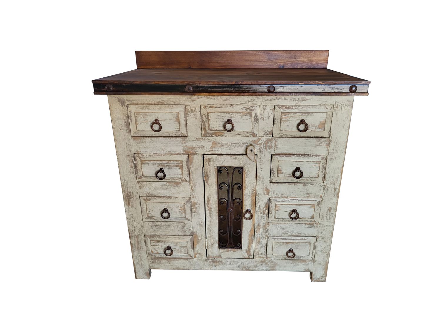 Saint Andrew White Washed Bathroom Vanity