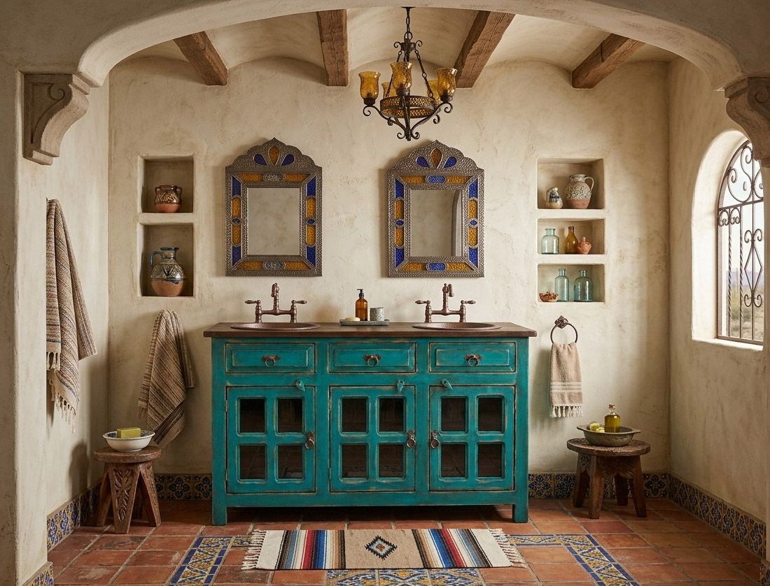 Abbot Rustic Bathroom Vanity