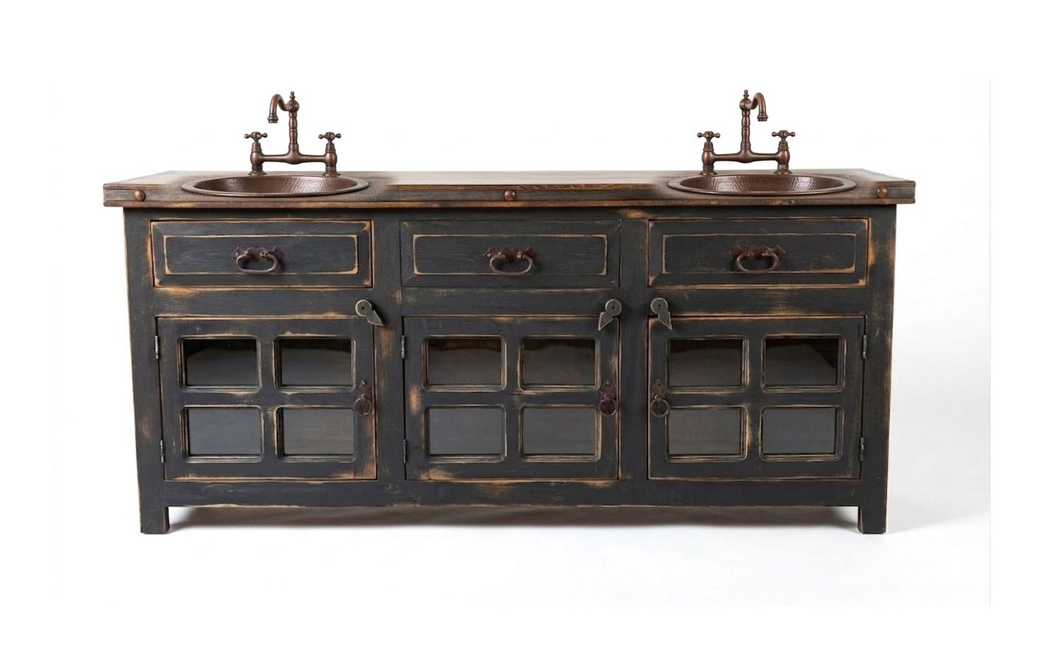Abbot Rustic Bathroom Vanity