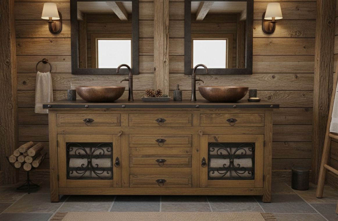 Saint Andrew Rustic Bathroom Vanity