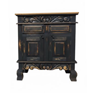 Shipwreck Blackwashed Single Sink Bathroom Vanity