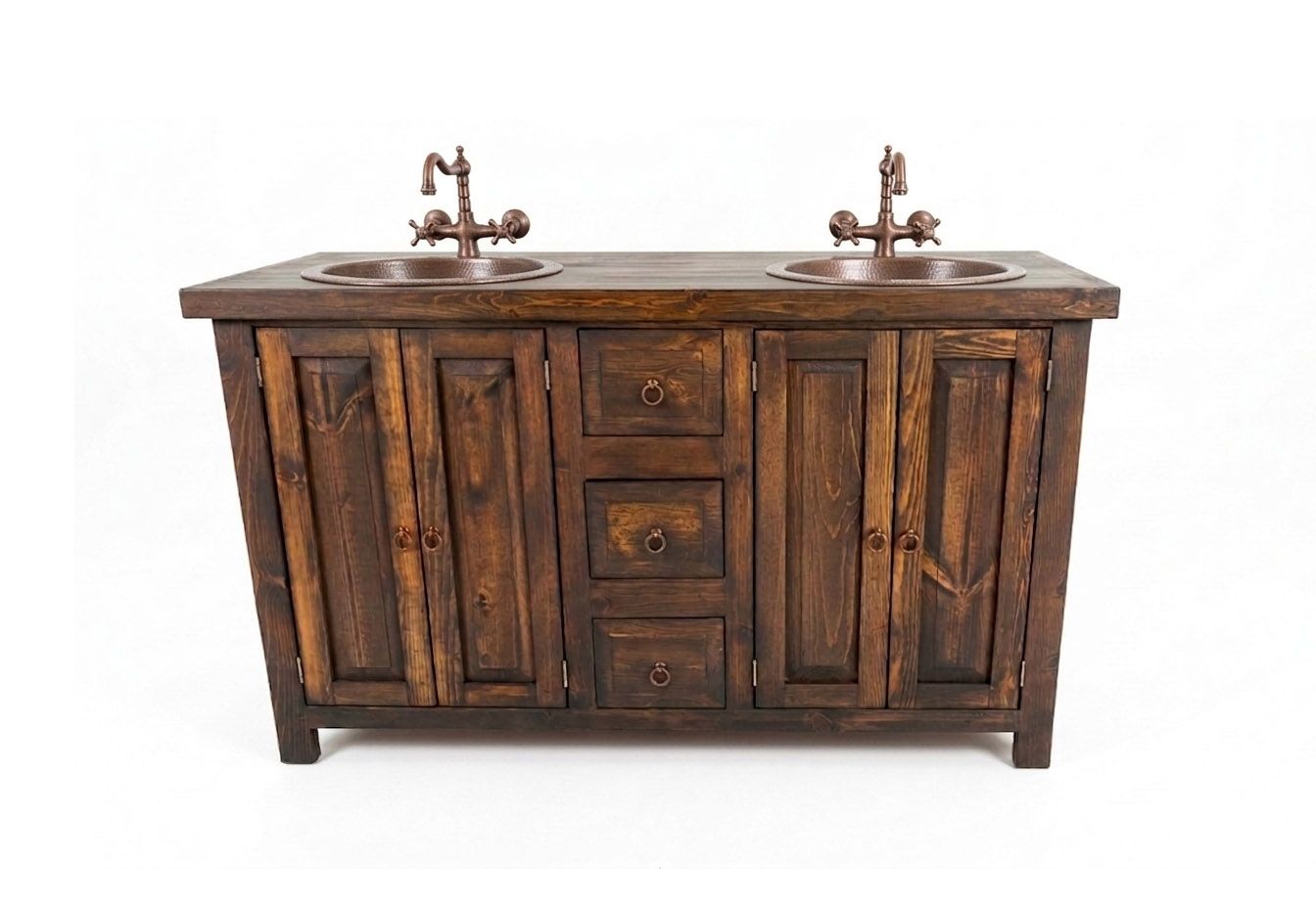 Texas Rustic Double Sink Vanity