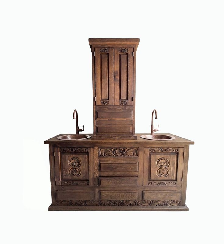 Shipwreck Rustic Bathroom Vanity With Tower