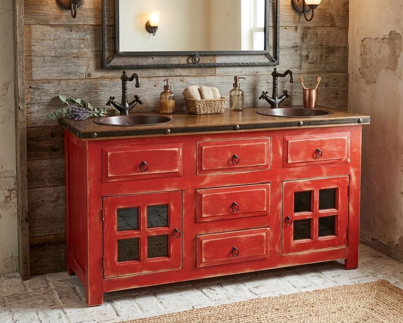 Imperial Rustic Bathroom Vanity