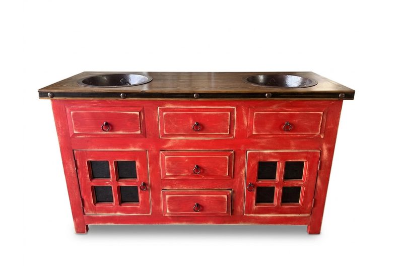 Imperial Rustic Bathroom Vanity