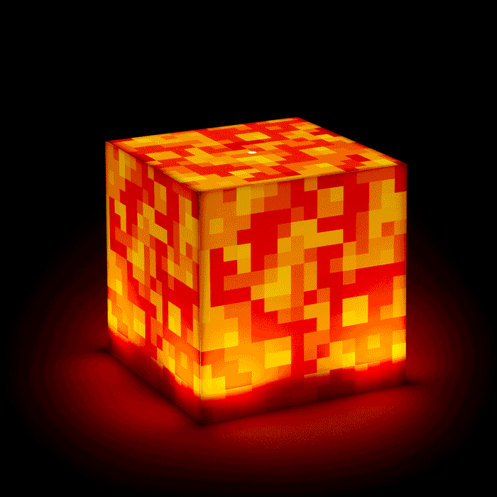 Lampara Lava Minecraft