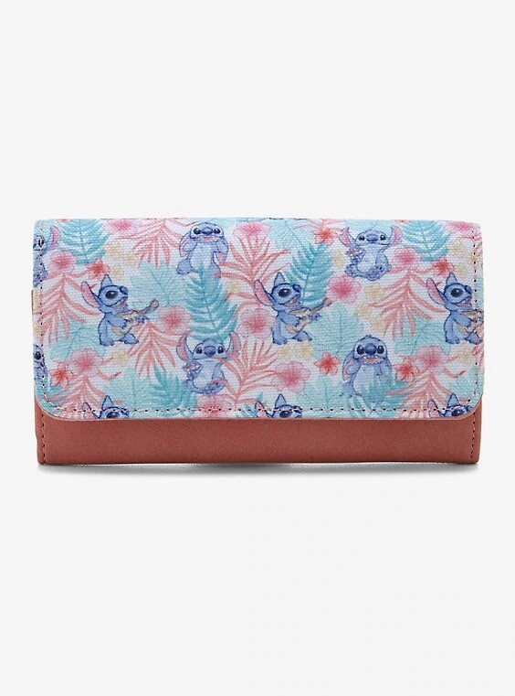 Cartera Lilo &amp; Stitch Colores Pastel