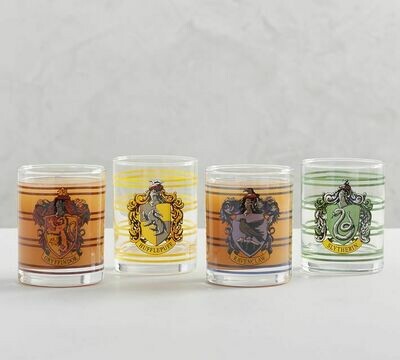 Set Vasos Casas Harry Potter
