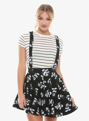 Vestido Mickey Mouse Blanco y Negro