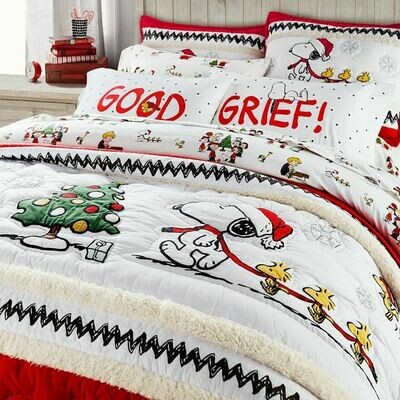 Set para Cama Snoopy Navidad