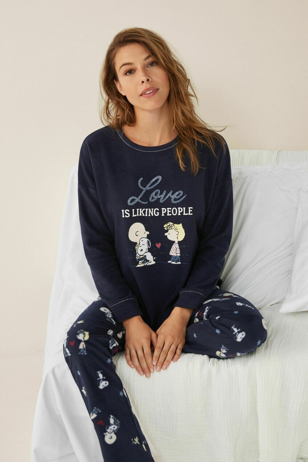 Pijama Snoopy Amor
