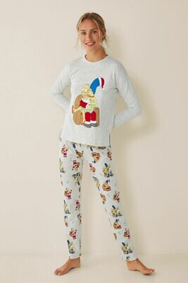 Pants Pijama Simpson M Navidad