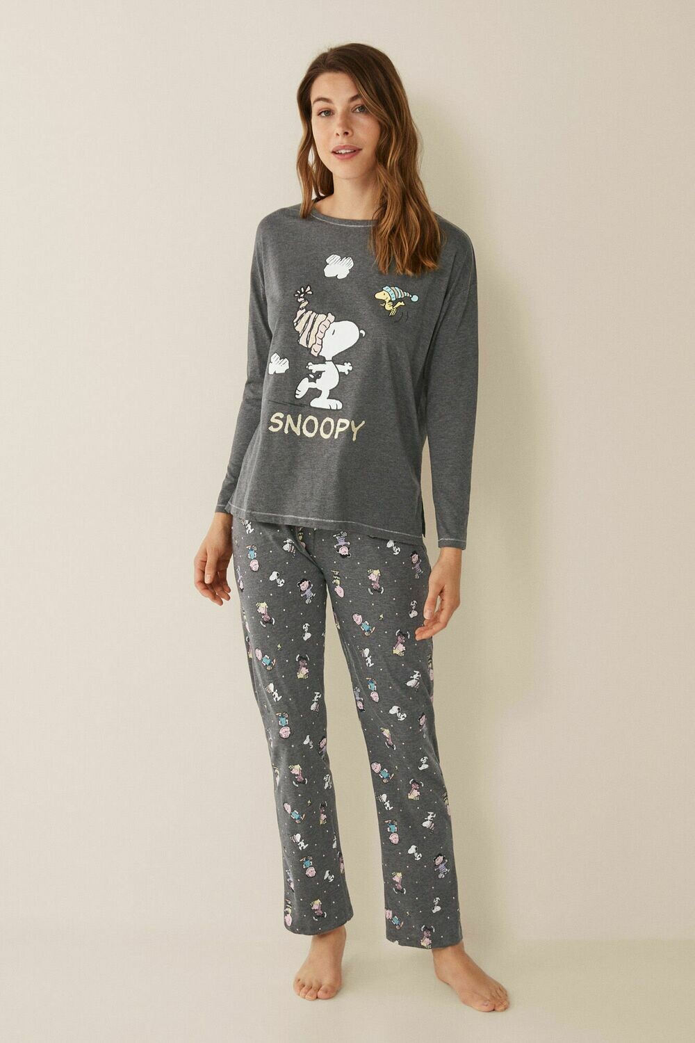 pijama invierno polar snoopy cenefa