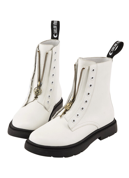 Botas Sailor Moon Blanco Negro