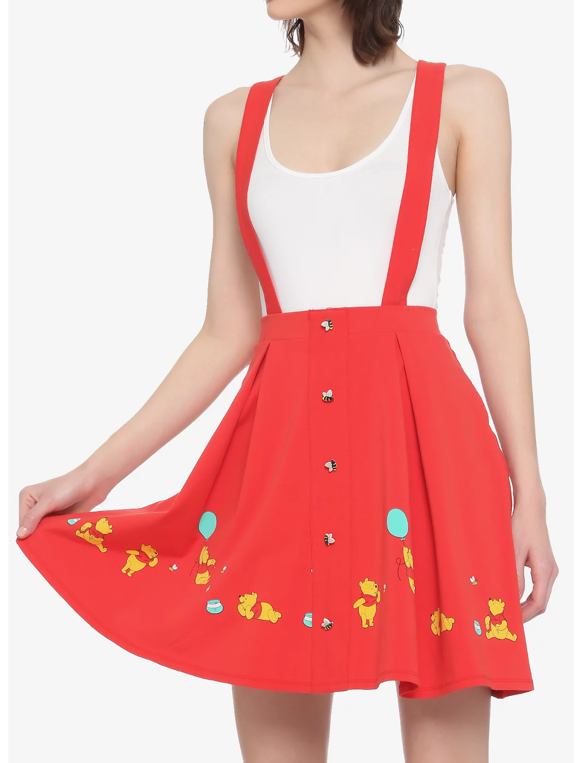 Vestido Rojo Winnie Pooh