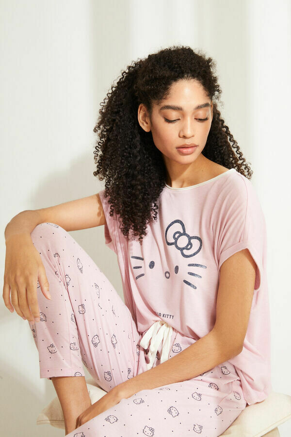 Pants Pijama Hello Kitty Rosa x20