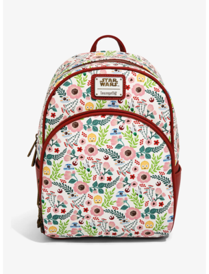 Bolsa Mochila Star Wars Droides Flores