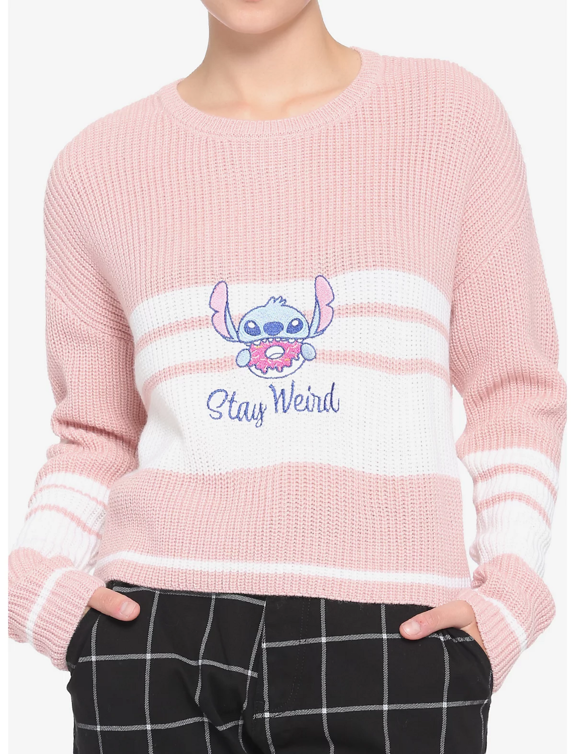 Sueter Lilo &amp; Stitch Weird Rosa
