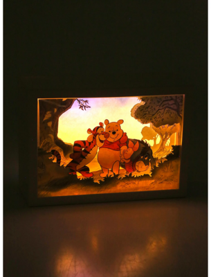 Lampara Cuadro Winnie Pooh