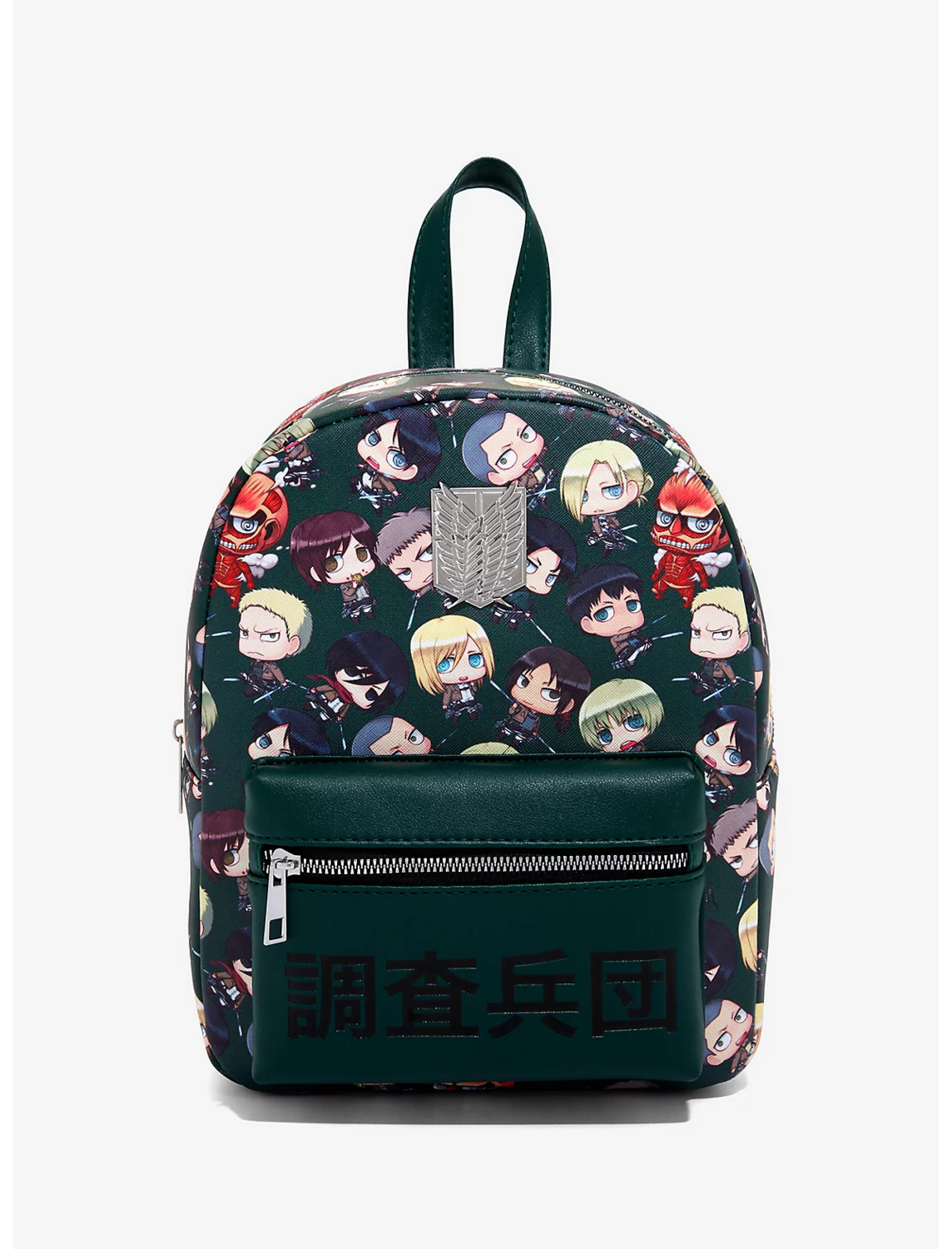 Bolsa Mochila Ataque Titanes Chibi