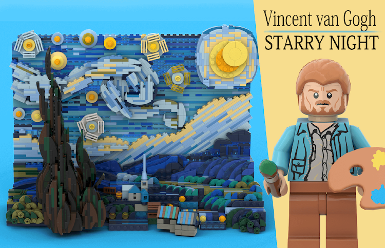Lego Vincent van Gogh