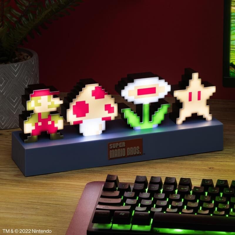 Lampara Super Mario Bros Iconos