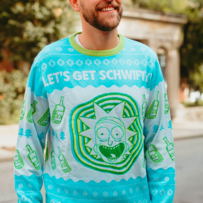 Sueter Navideño 2022 Rick y Morty