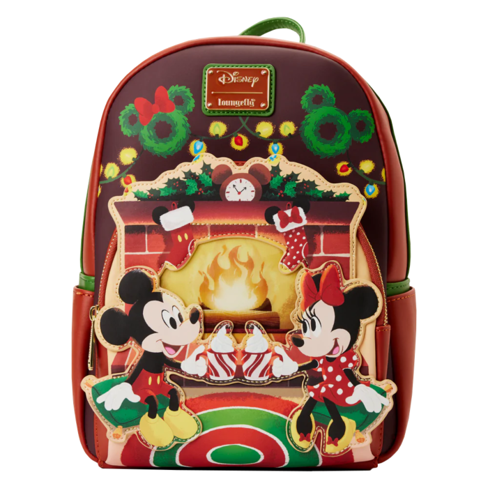 Bolsa Mochila Mickey Mouse Navidad 2022