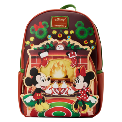 Bolsa Mochila Mickey Mouse Navidad 2022