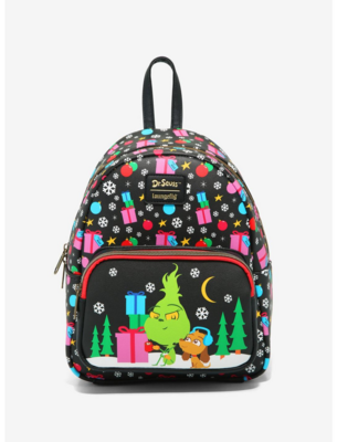 Bolsa Mochila Grinch Chibi Navidad