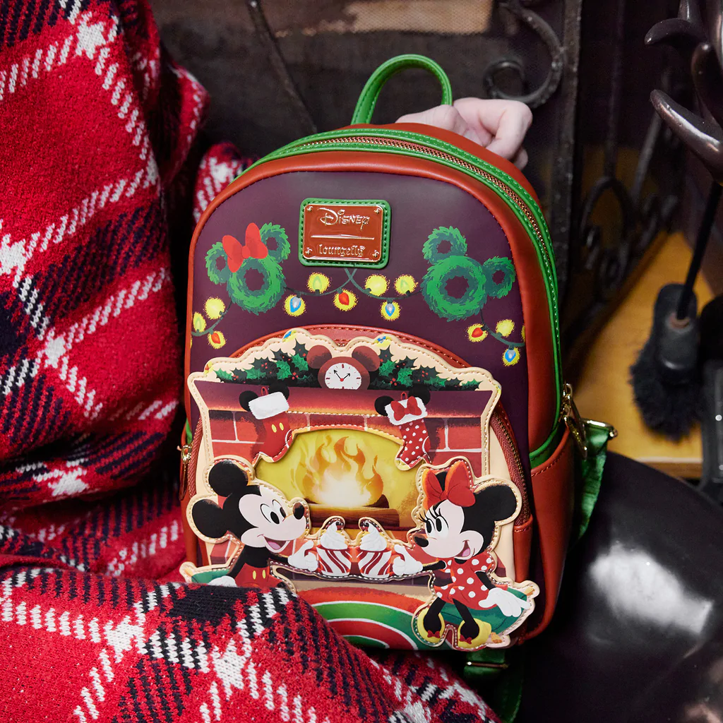 Bolsa Mochila Navidad Mickey Mouse