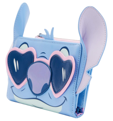 Cartera Lilo &amp; Stitch - Stitch Corazones