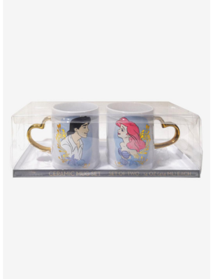 Set Tazas Ariel y Eric Romance Febrero