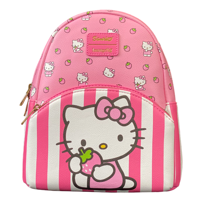 Bolsa Mochila Hello Kitty Fresas