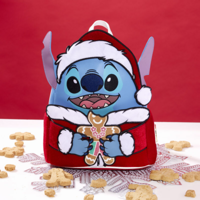 Bolsa Mochila Stitch Navidad
